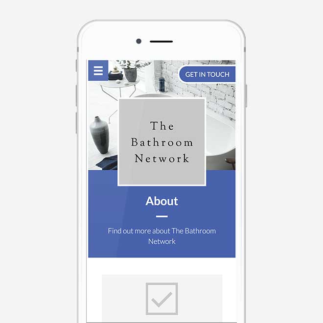 Responsive Website Design - The Bathroom Network UK