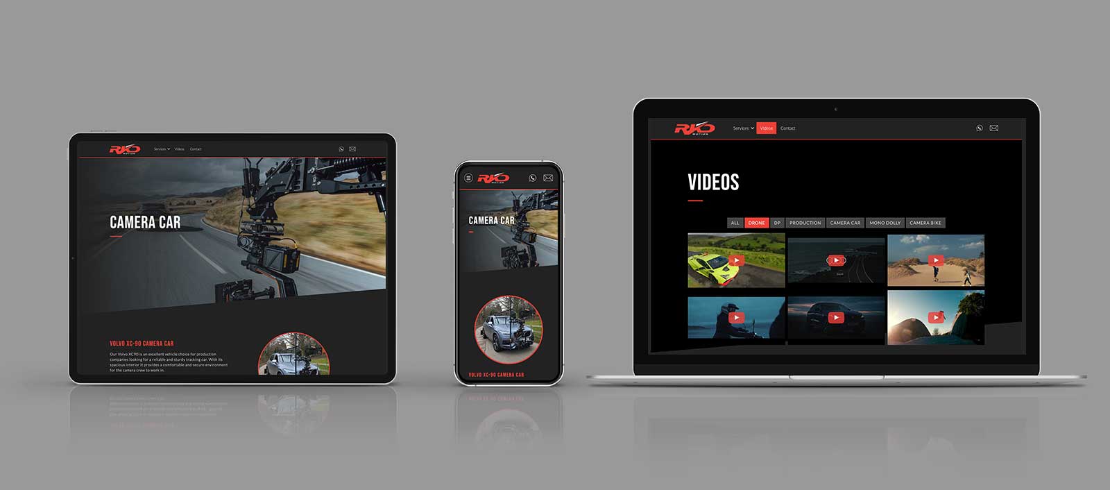 Website Design Yorkshire - RKD Film Production Website Design Yorkshire - RKD Film Production